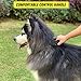 Upgrade Taktisches Hundehalsband Mit Kontrollgriff, Weich Gepolstertes Nylon Hundehalsband Verstellbare Halsband für Mittlere Große Hunde - Reflektierend für das Training