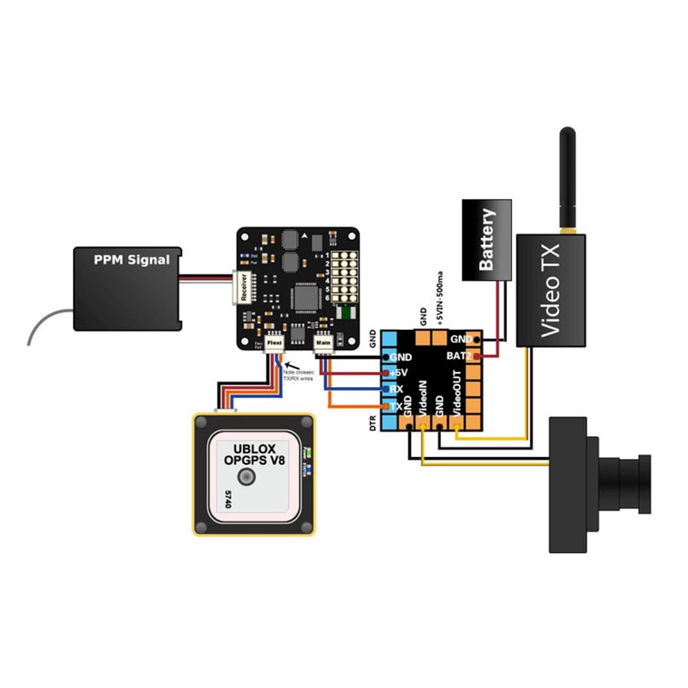 FPV MinimOsd Minim Mini OSD mit KV Team MOD für CC3D Naze32 F3 F4 Flight Controller