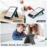 HoYiXi Uniwersalne etui kompatybilne z czytnikiem e-booków 6"-6,8" Kobo/Pocketbook/Tolino/Sony e-book Kindle Paperwhite/6" Nowy Kindle 2022 i 2019/Kobo Clara HD/Kobo Clara 2E, skórzane etui ochronne