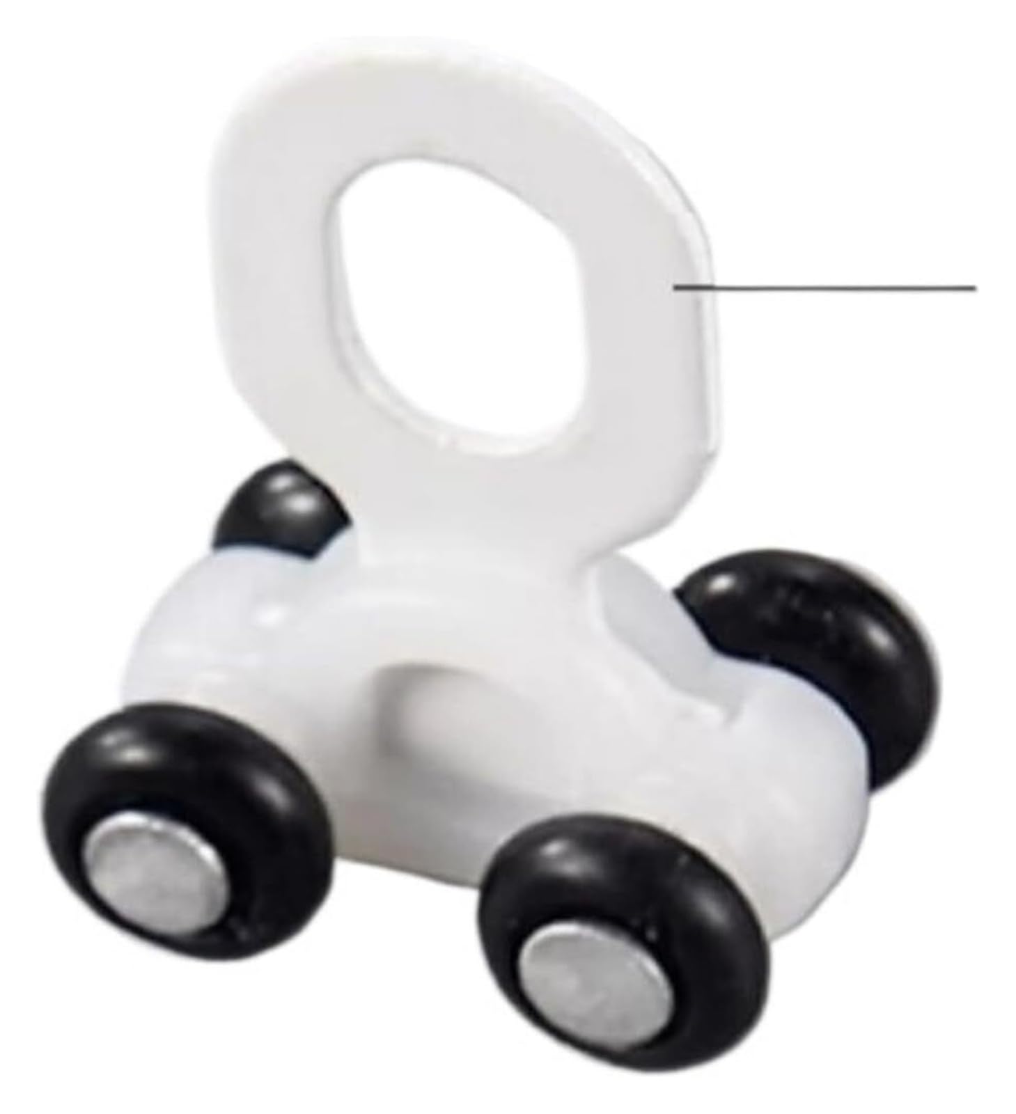 Curtain Rails Pulleys，30Pcs/Bag Two Wheels/Four Wheels Curtain Track Metal Pulleys,Rails Slider Suitable For Ultra Thin Aluminum Alloy Double Track(White Four Wheels)