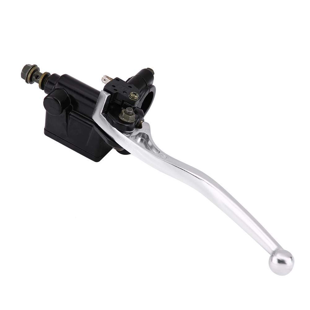 Motorfiets remhendel universele motorfiets hoofdcilinder hendel CNC 7/8 inch 22 mm, rolverstelling, hydraulische rempomp, koppelingsgreep, stuur remkoppeling (1 paar goud