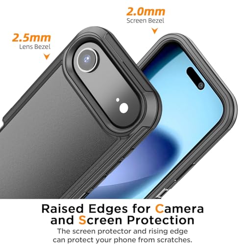 Coque iPhone 17 Air antichoc silicone rigide bleu anti-rayures