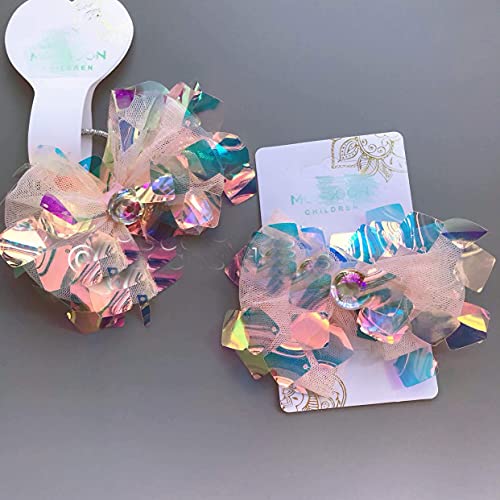 Holographic Clear Fabric Iridescent Transparent Vinyl Mirrored Foil Laser Graphic Fabric For Craft Sewing Patchwork Diy Bow Craft Applique #TOP6