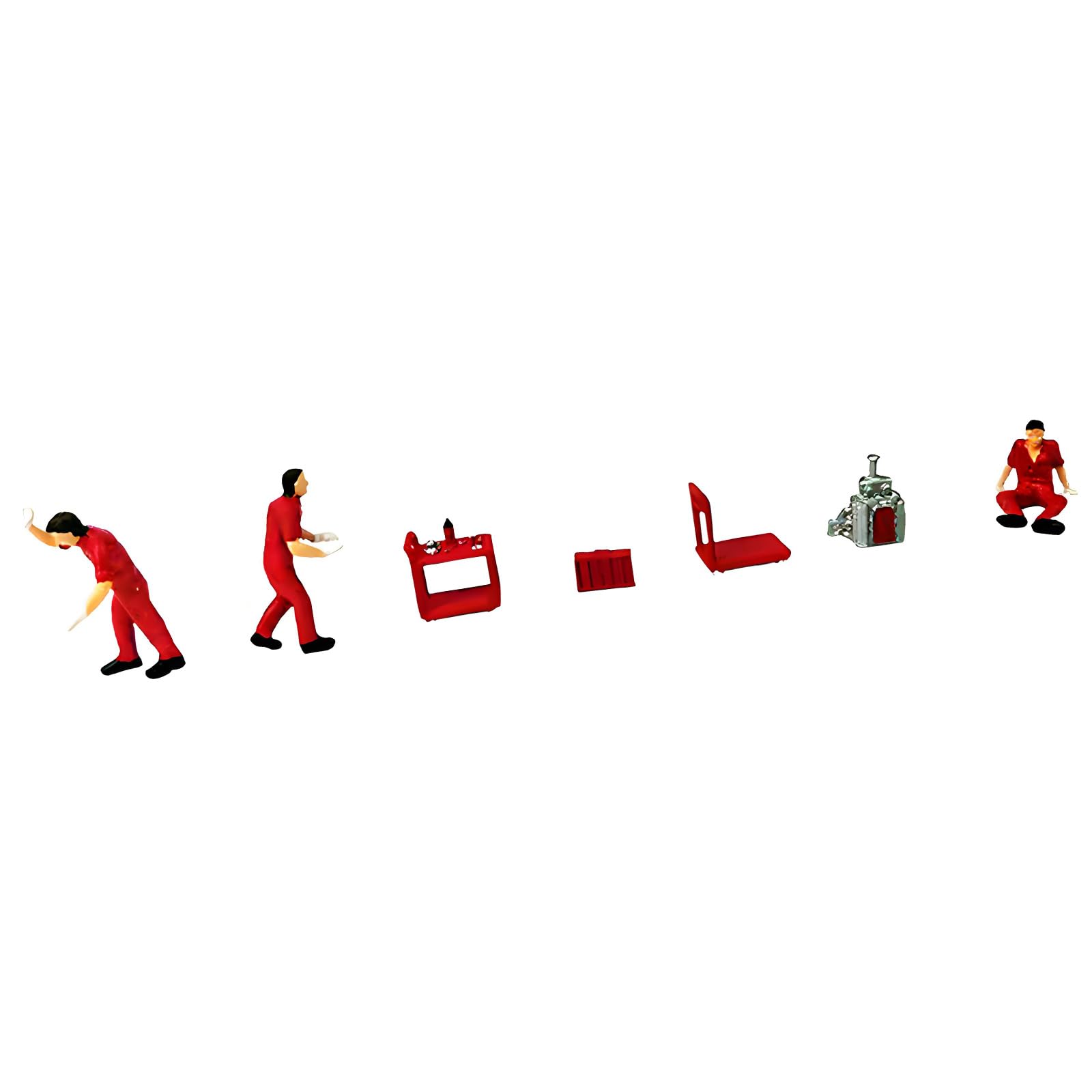 Hredyqw 1/64 Scale Repair Worker Resin Figure Miniature Scene Figurines Perfect For Home Decoration And Miniature
