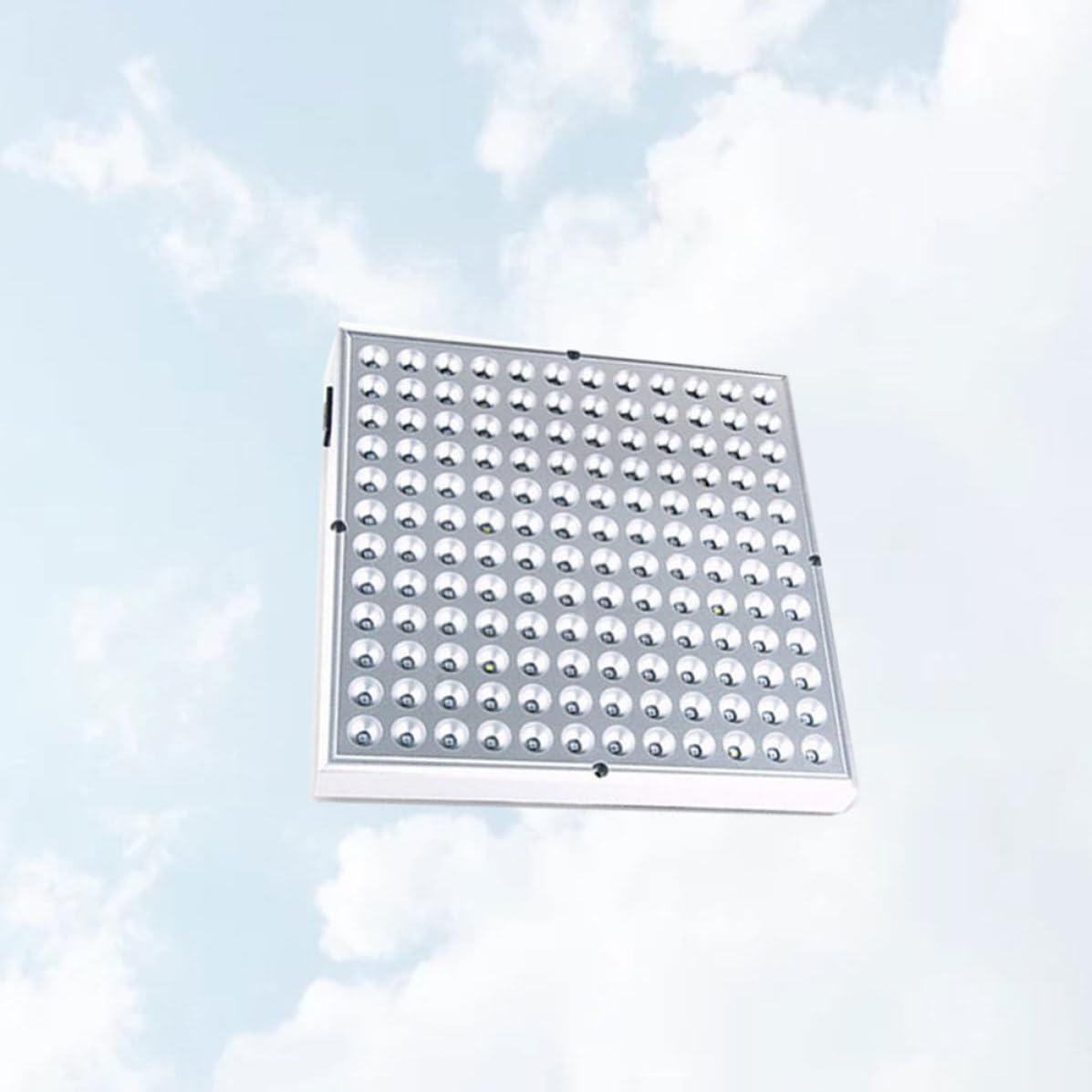 Lampada LED da Coltivazione 45w in Plastico Argento per Fiori | Distribuzione Uniforme della Luce, Lunga Durata, Adatta a Serra e Piantine Indoor