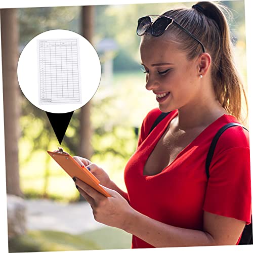 Happyyami: 12 tarjetas de marcador para golf, ligeras y portátiles, herramienta para registrar puntuaciones fácilmente, ideal para entusiastas del golf miniatura 7