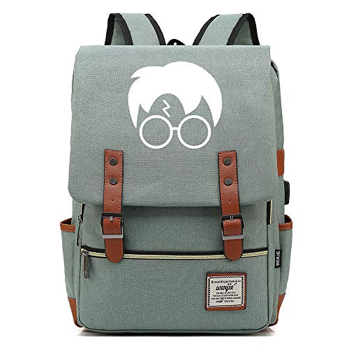 NYLY Mochila portátil de 15 Pulgadas con Puerto de Carga USB  de Senderismo de Ocio