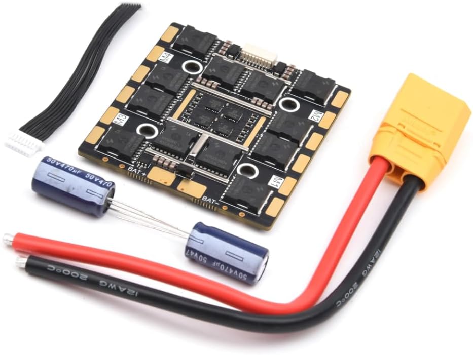 F7 F722 Flight Control Dual 5V 9V 100A 4in1 OSD HD 3-8S Input 30x30mm BLheli_S ESC Stacks Compatible With Drone Models Quadcopter Models UAV Models(Only 100A ESC)