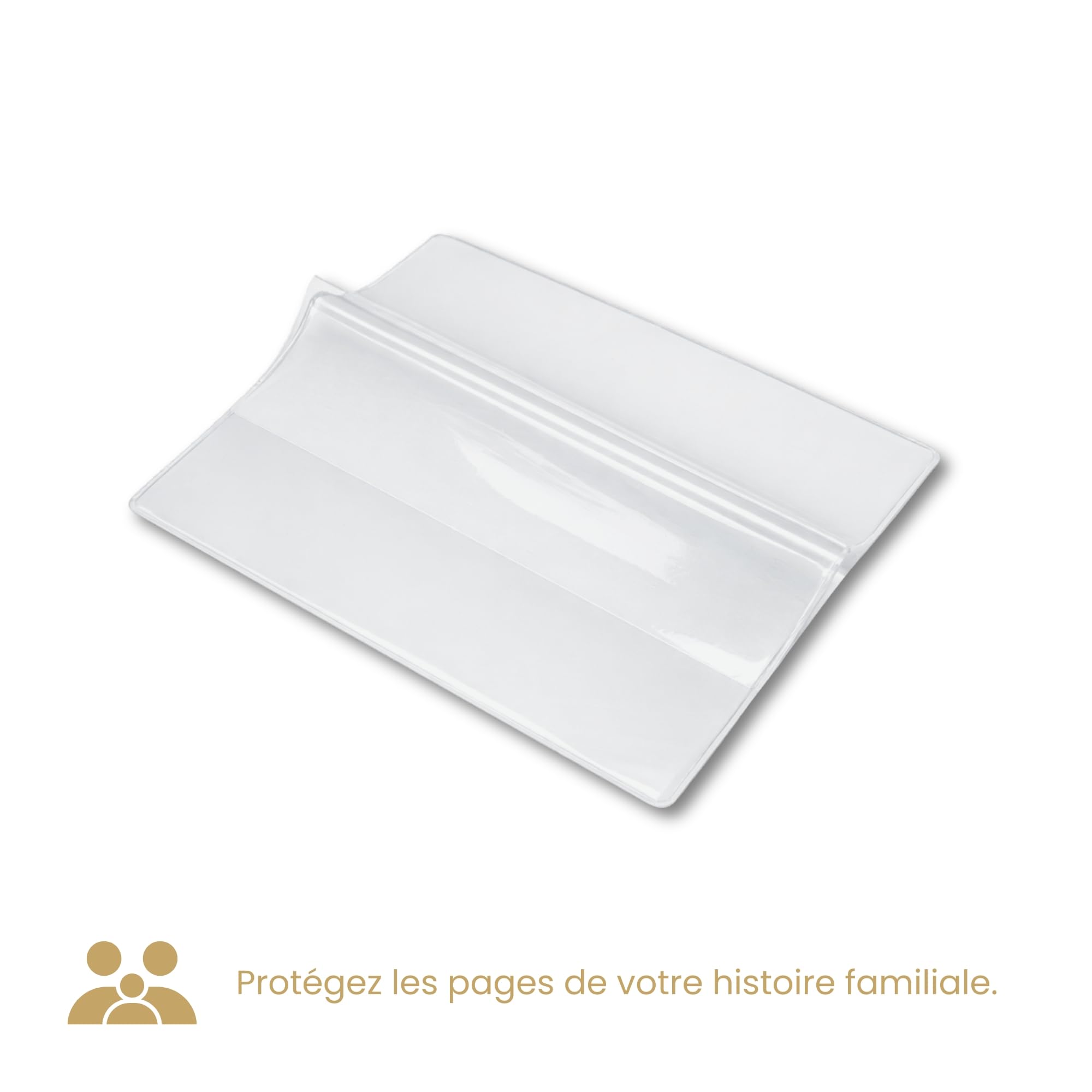 Protège Livret de Famille PVC Transparent 10x21 cm Étui de Protection Étanche