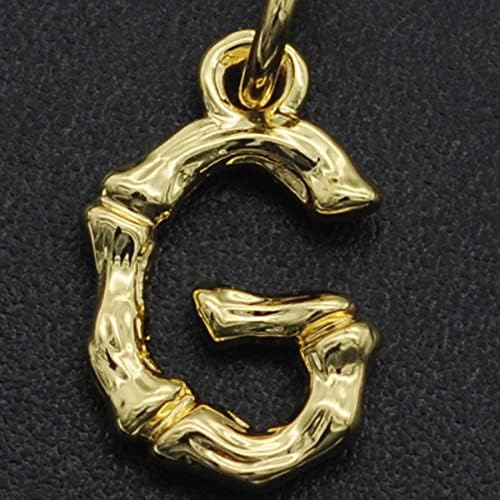 ARFUKA Keyring Alphabet Keychain Stainless Steel Letter G Initial Key Ring Birthday Key Chain for Men and Women Gold - Image 3