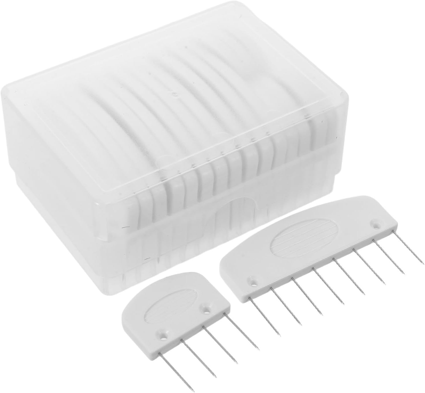 20 Piece Crochet Blocking Pins Set for Knitting Mats White