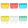 60 x Standard Blade Fuses 5A 10A 15A 20A 25A 30A Car Auto (Pack of 60) Assortment Kit