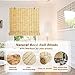 Roll Up Bamboo Shades Blinds for Patio ★Custom Size★Retro Reed Blinds Outdoor Roll Up Shades for Porch Sun Shade Reed Curtains Window Shades for Home Bamboo Roman Shades Privacy