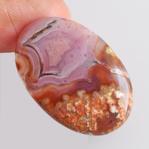 Agate violette 21 ct de qualité gemme pour pendentif d'exception - 2