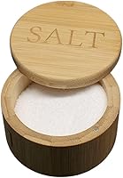 Vista 8 de Dependable Industries - Caja de bambú natural para sótano con tapa magnética de bloqueo giratorio, organizador de cocina, para panaderos (11 onzas)