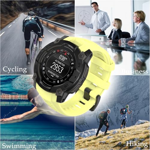 Correa compatible Garmin Instinct 3 45mm de silicona suave miniatura 7