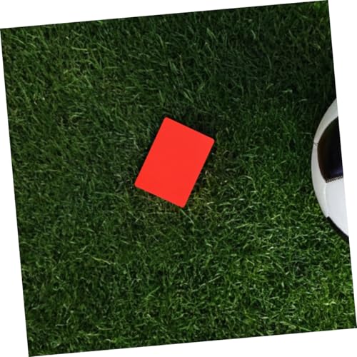 Tarjetas de árbitro para fútbol Toyvian roja y amarilla miniatura 6