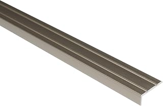 Effector Selbstklebende Treppenleiste - 180 cm, 25x10 mm, Champagne - Aluminium Winkelprofil für Stufenkante
