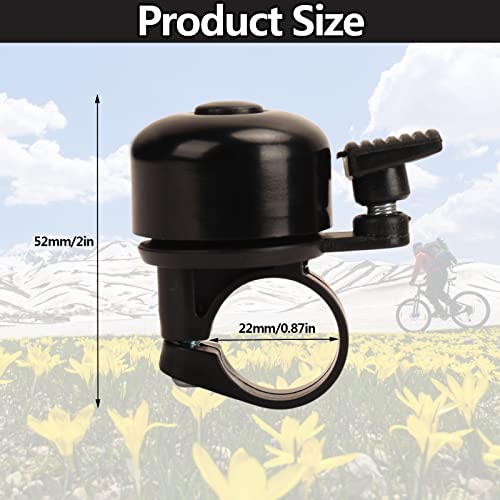 KAKOGQ Fahrradklingel Mountainbike Mini Fahrradklingel mit lautem knackigem klarem Klang Rennrad Mountainbike Horn Fahrradzubehör für Kinder und Erwachsene