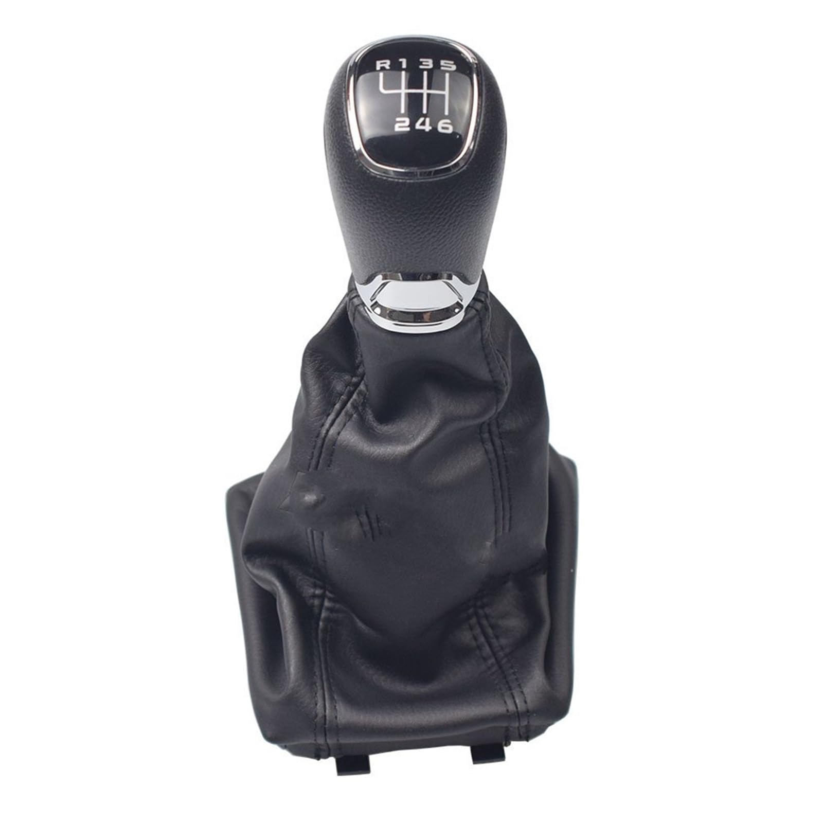Hsukiho 6 Speed Car Shift Knob Cover For Skoda For Octavia 2004-2012 Car Gear Shift Knob Gearstick Gaiter Boot Kit Shifting Knob Cover(6 Speed)