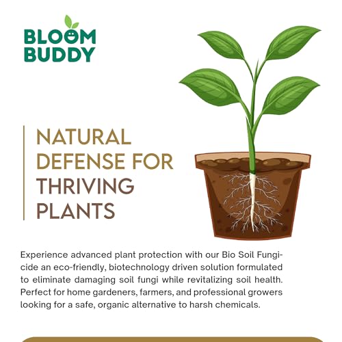 Image of Bloom Buddy Trichoderma Viride Powder 400g | Beneficial Microbial Soil Health Enhancer | 2 x 10⁸ CFU /g | Supports Root Growth & Nutrient Availability for Home Garden Plants