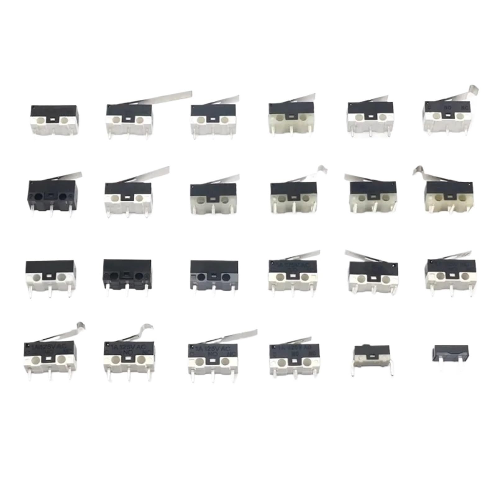 10/50 Uds interruptor de ratón pequeño reinicio ms limitador de de mango de rodillo(MS8.5-003,50PCS)