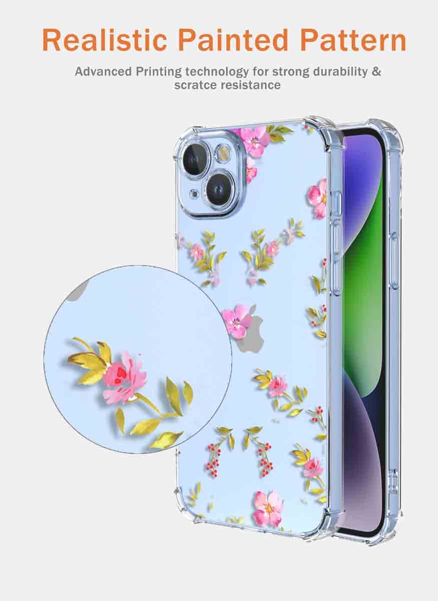 Cover Per Oppo A58 4G - 3 Pezzi, Custodia In Silicone TPU Morbido Con Disegni Cuore - Sottile, Antiurto, Leggera