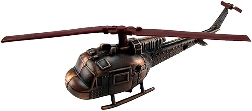 Miniatura 2 de Treasure Gurus Metal UH-1A Helicóptero Miniatura Réplica Die Cast Sacapuntas