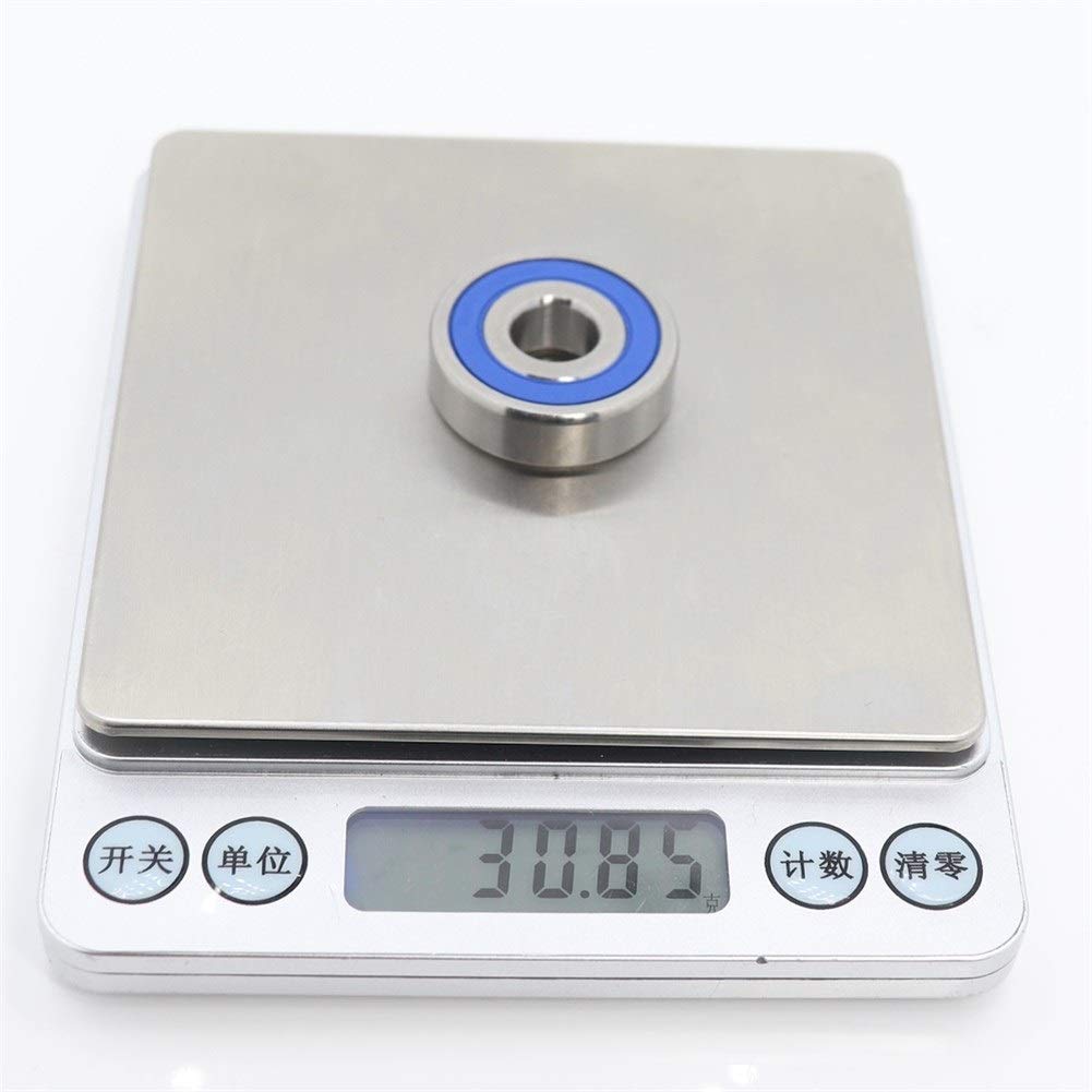 Tangjc-B. 10PCS S6200RS Bearing 10x30x9 mm ABEC-3 440C Edelstahl S 6200RS Kugellager 6200 Rillenkugellager