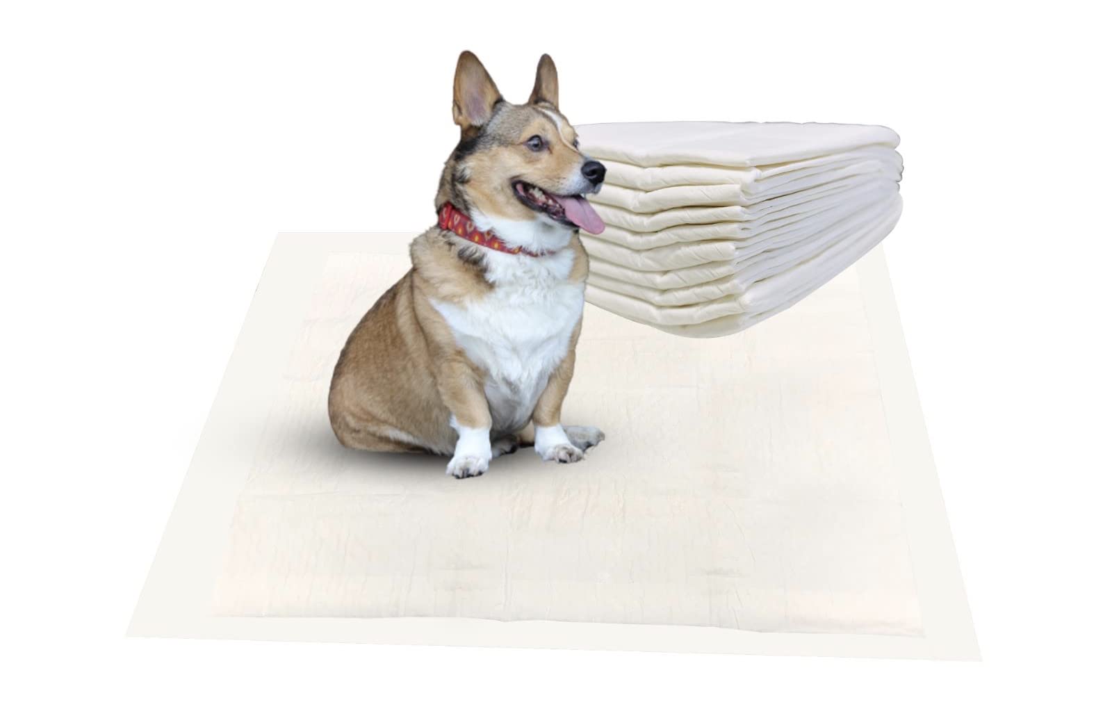 Adeptna White Pack Of 50 Puppy Training Trainer Pads Toilet Pee Wee Mats Poo Dog Pet Cat