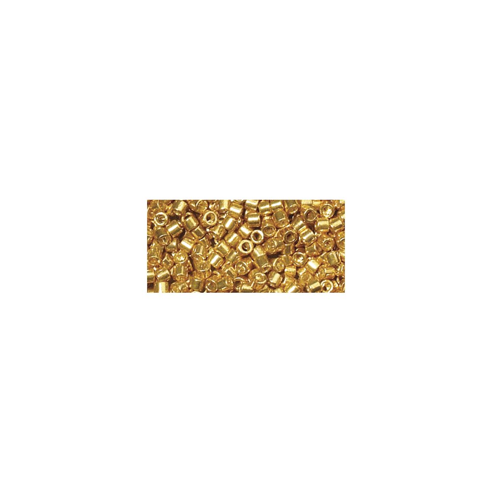 Perles Delica Miyuki - Métalliques Or - Diamètre 2,2 Mm - Boîte De 4g - Neuf Avec Étiquette
