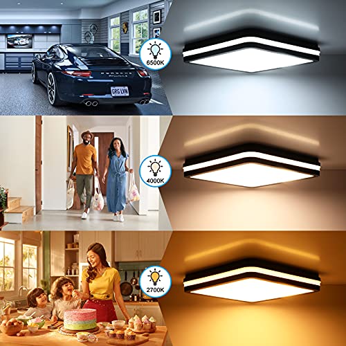 Plafoniera a LED con sensore di movimento, 24 W