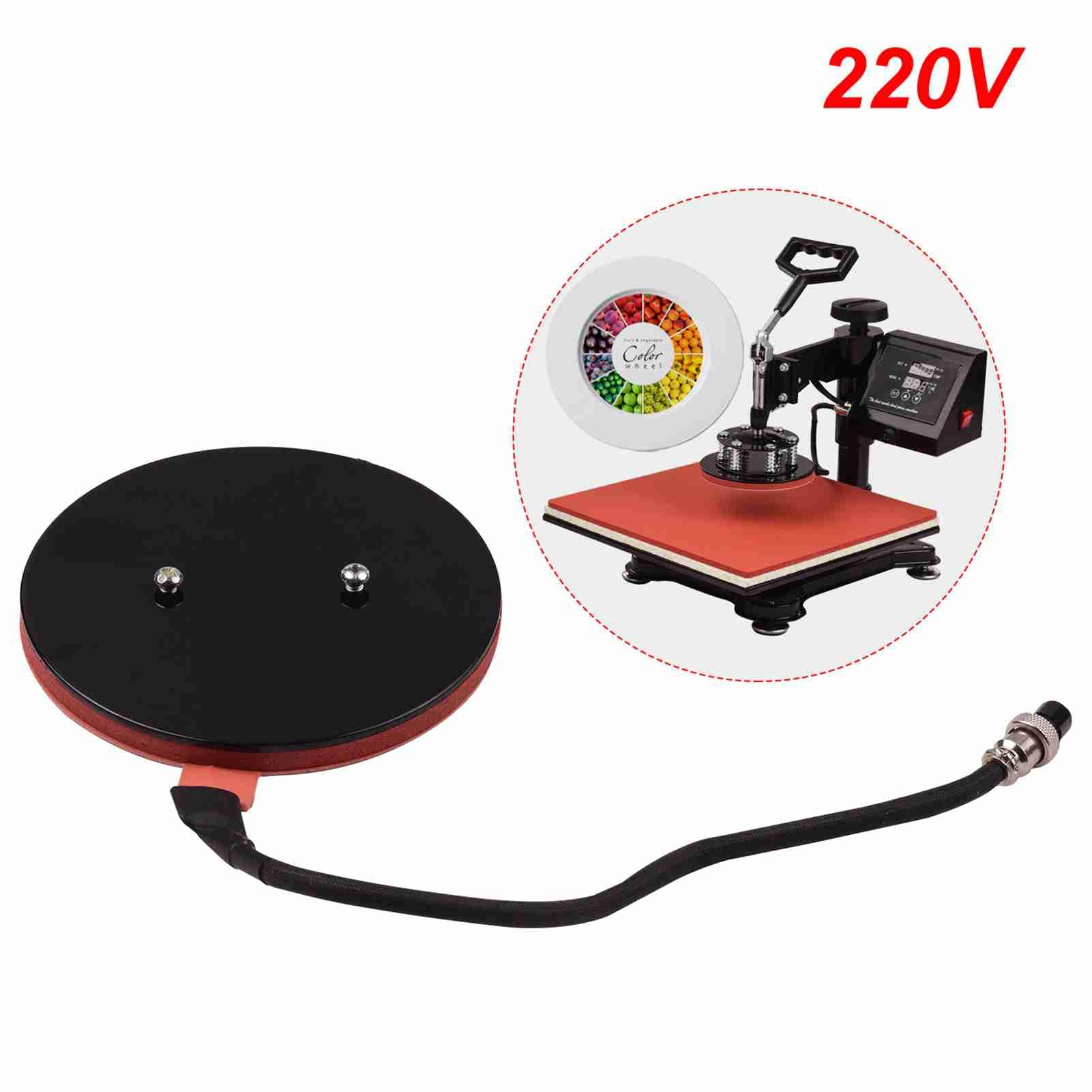 15.5cm Heat Press Plate Pad Sublimation Transfer Silicone Heating Pad Mat für Heat Press Machine kompatibel mit Multifunktionalen Combo Units ()