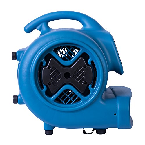 Image of XPOWER P-630 Pro 1 /2 HP 2800 CFM Centrifugal Air Mover, Carpet Dryer, Floor Fan, Blower, for Water Damage Restoration, Janitorial, Plumbing, Home Use