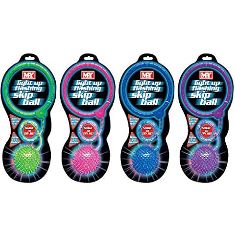 KandyToys Light Up Flashing Ankle Skip Ball Kids Skipping Toy Cover