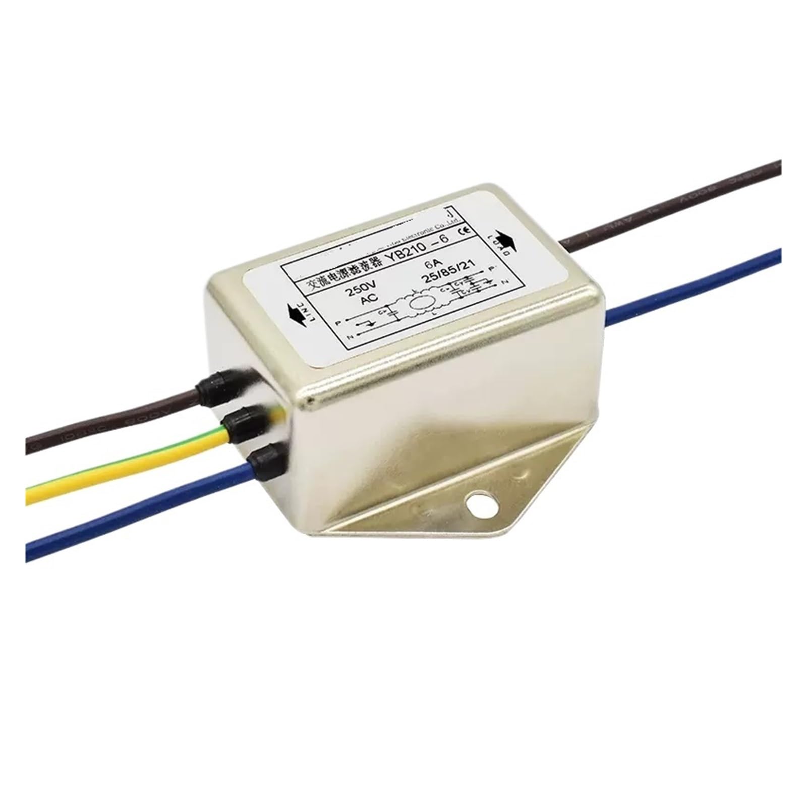 Filtro de alimentación CA YB210 elimina cortes por interferencias en equipos de audio
