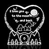 ZHSHWAT Valentines Day Gifts for Mom, Gifts for Mom from Daughter/Son, , I Love You to The Moon and Back, Mom Crystal…