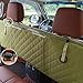 RUYICZB Dog Car Seat Cover for Back Seat,Waterproof Back Seat Extender for Dogs,Hard Bottom Dog Car Seat Cover for Back Seat Protector for Cars Trucks SUVs,Green