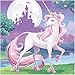 Unicorn Birthday Party Supplies Pack for 16 Guests Includes | 24 Paper Straws, 16 Dessert Plates, 16 Beverage Napkins, 16 Paper Cups, and 1 Table Cover | Unicorn Decorations for Birthday Party