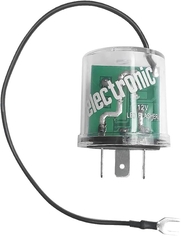 Relé eletrônico de pisca LED AMFRNE 3 pinos 12 V com fio terra – 1 unidade