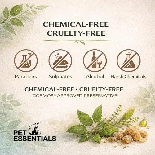 Image of Dry Shampoo for Dogs with Cedarwood & Jasmine (140ml) | Quick Clean, No Water Needed | Removes Dirt & Grime | 100% Natural & Ayurvedic | Cruelty-Free | for All Dog Breeds