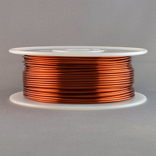 Magnet Wire, Enameled Copper Wire, 20 AWG, 10 Lbs, 3190' Length, 0.0331