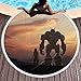 Bumblebee Transformers Toalla de playa redonda de gran tamaño Ultra absorbente de agua Manta de microfibra suave Toalla de playa Estera de yoga Decoración del hogar Estera de picnic Cubierta de cama T