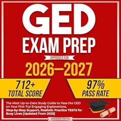 GED Exam Prep 2026&ndash;2027 Audiolibro Por Jordan Reyes arte de portada