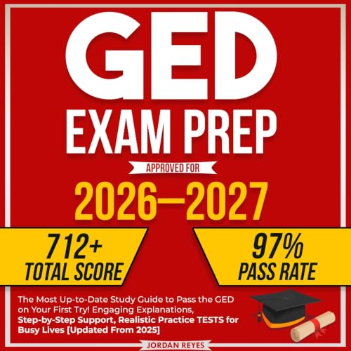 GED Exam Prep 2026&ndash;2027 Audiobook By Jordan Reyes cover art