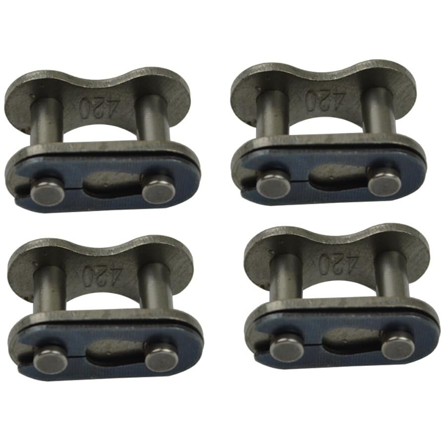 Lien de connexion 420 haute résistance pour Dirt Bike et Go Kart | Lot de 4
