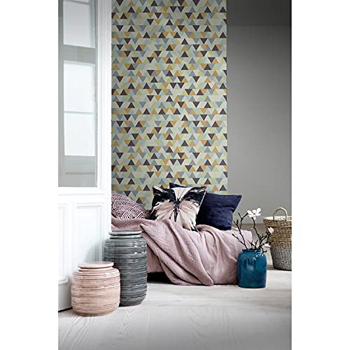 Papier peint de salon moderne motif géométrique pour meuble - 2