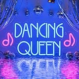 Dancing Queen Neon Schild Let's Dance LED Schild Dancing Queen Neon Sign für Wanddeko Party Bar Tanzclub Tanzzimmer Club Geburtstagsdekoration Geschenk für Mädchen Kinder Tanzliebhaber