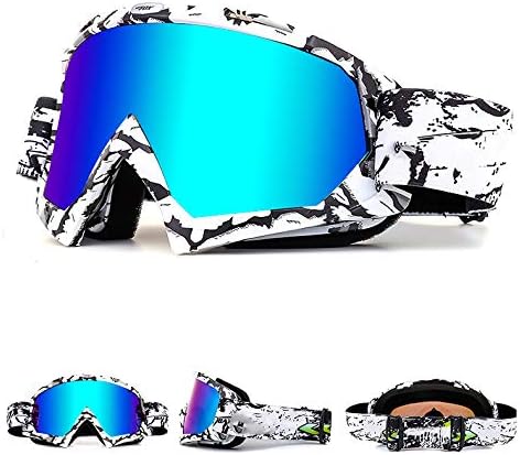 OTG Ski Snow Goggles, 100% UV Protection Anti Fog Snowboard Goggles for Men Women Youth
