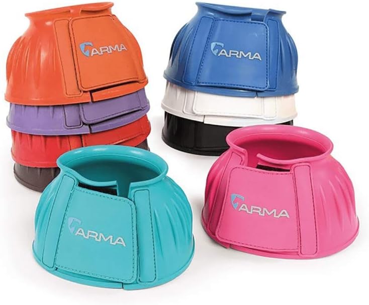 Bota Bell para Casco de Cavalo ARMA em Borracha de Alto Impacto Shires, X-Full, Baby Blue, 1 unidade